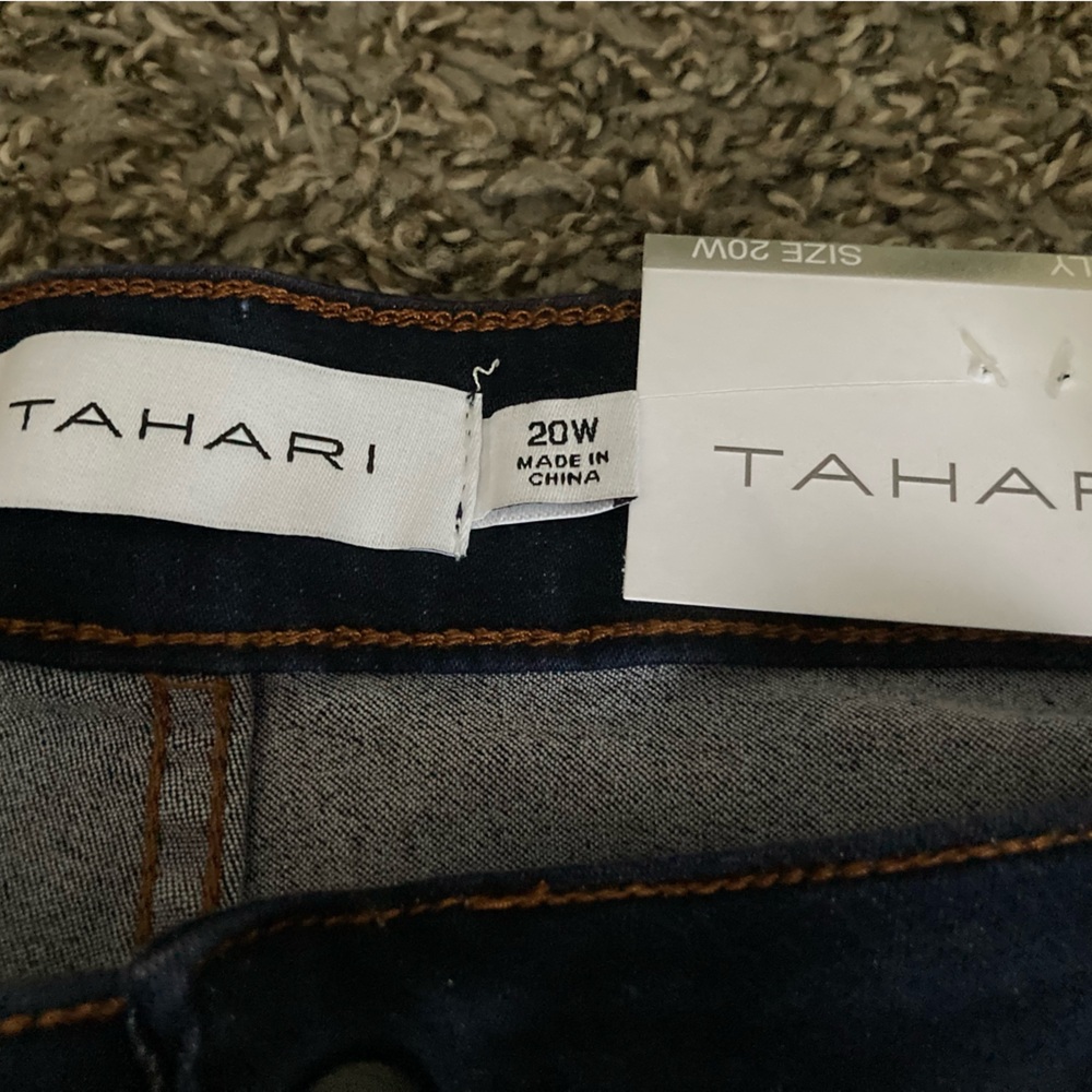 Tahari Blue Skinny Jeans with Modern Fit - Picture 6 of 9